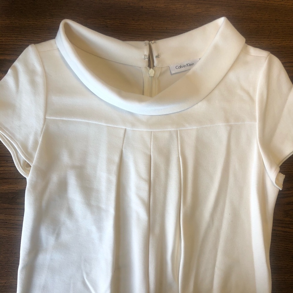 Calvin Klein Cream Business Dress
